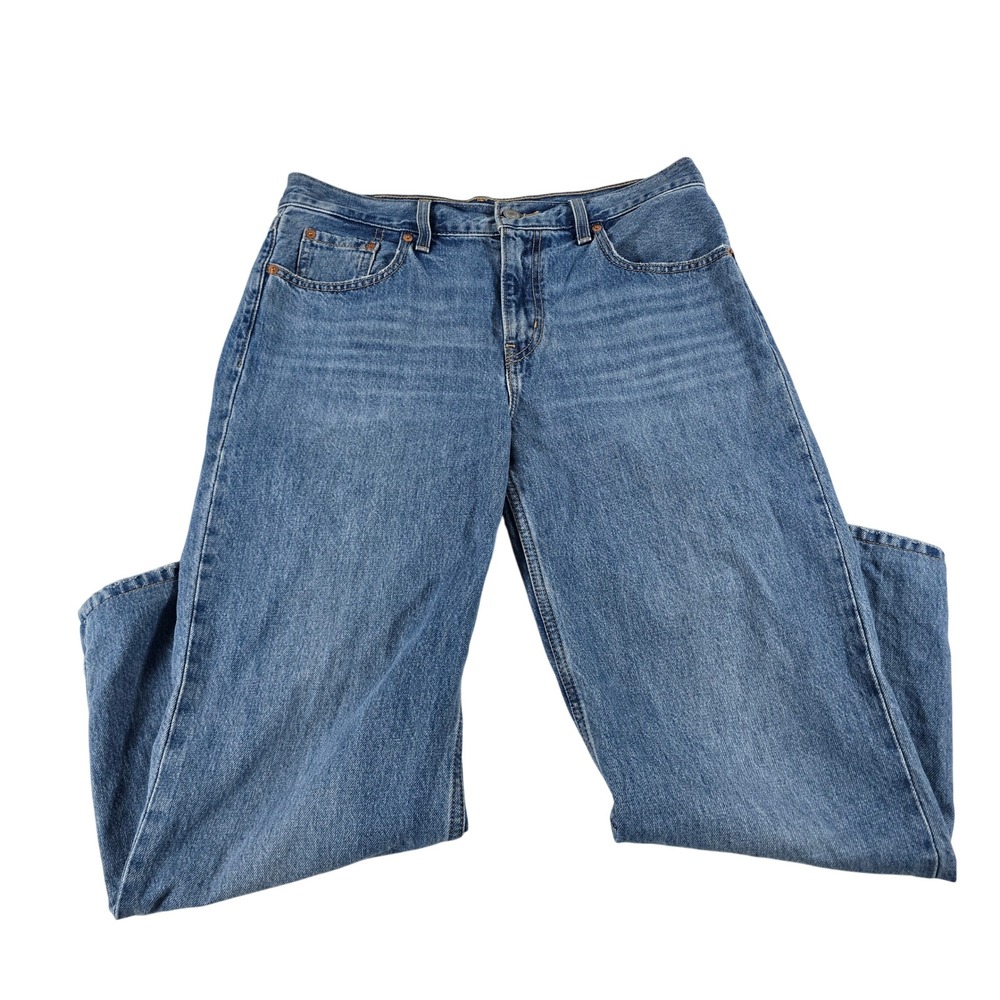 Levis Low Pro Straight Leg Jeans Medium Wash Blue Denim W29 A0964-0020